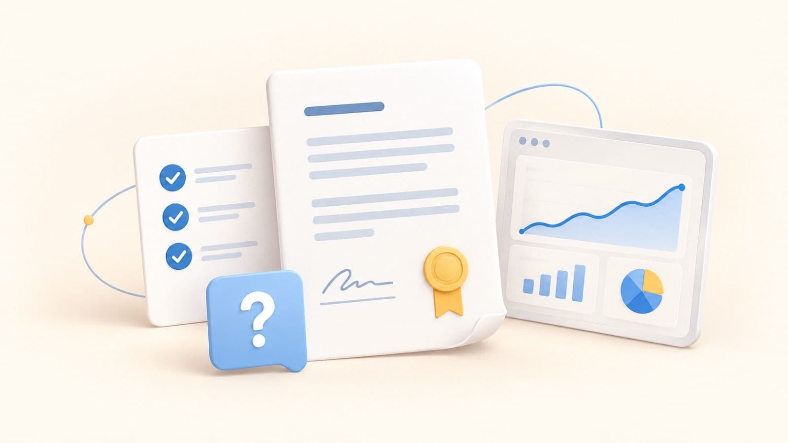 Abstract cover artwork for the article: Questions to ask a Meta ads agency before you sign
